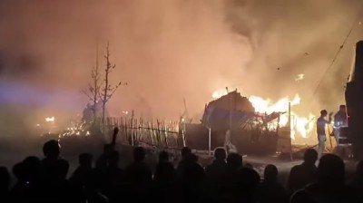 रौतहटमा ७ घर जलेर नष्ट, लाखौंको क्षति