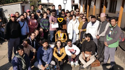 पोखराबाट सुरु भयो फिल्म ‘महाभोज’को छायांकन