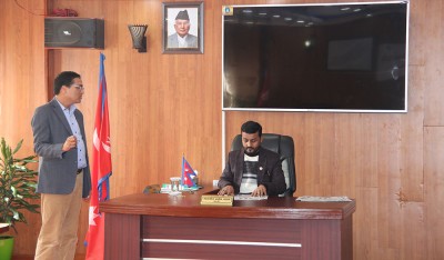 आगलागी भएको खानेपानीमन्त्री यादवको कार्यकक्ष सञ्चालनमा