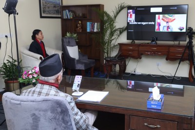 प्रधानमन्त्रीबाट बगनासकाली गाउँपपालिकाको प्रशासकीय भवनको भर्चुअल उद्घाटन