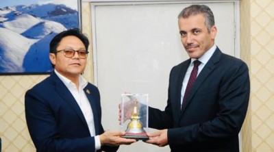 साउदीको तेल र नेपालको पानी साटफेर गर्न साउदी राजदूतसँग पर्यटन मन्त्रीको प्रस्ताव
