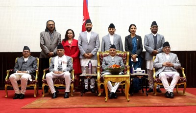 नव नियुक्त मन्त्रीले सपथसगै सम्हाले मन्त्रालय , बरियतामा रघुविर पहिलो नाराणकाजी दोस्रो
