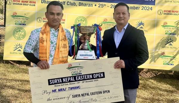 सूर्य नेपाल इस्टर्न ओपनको उपाधि निरजलाई